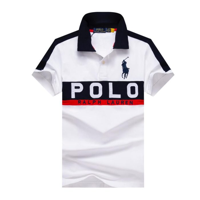 Classic Collar PRL Short-Sleeved Turnover Cotton polo shirt