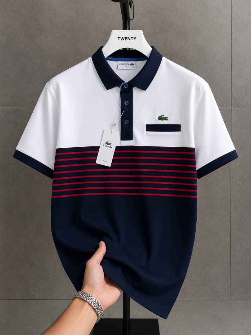 8564018f-fc14-49de-a97f-e08ecf4b5085 Classic Collar LCT Cotton Polo Shirt