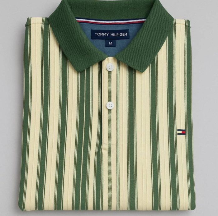 Classic Collar Short-Sleeved Turnover Tommy Cotton polo shirt