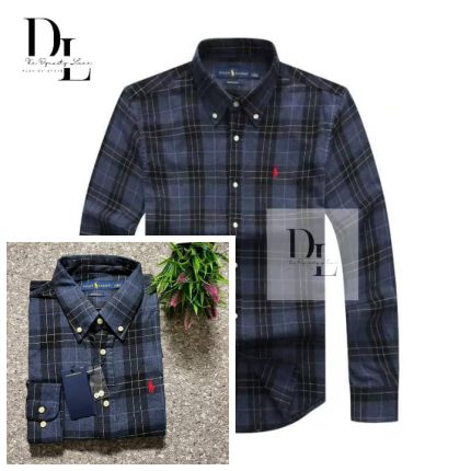 Classic Custom-Fit PRL Men’s Logo-Embroidered long Sleeve Oxford Shirt