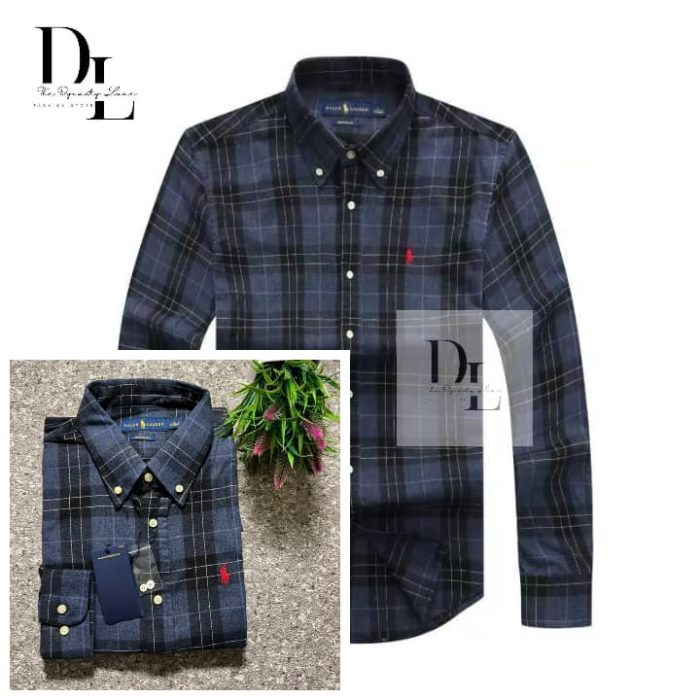 Classic Custom-Fit PRL Men’s Logo-Embroidered long Sleeve Oxford Shirt
