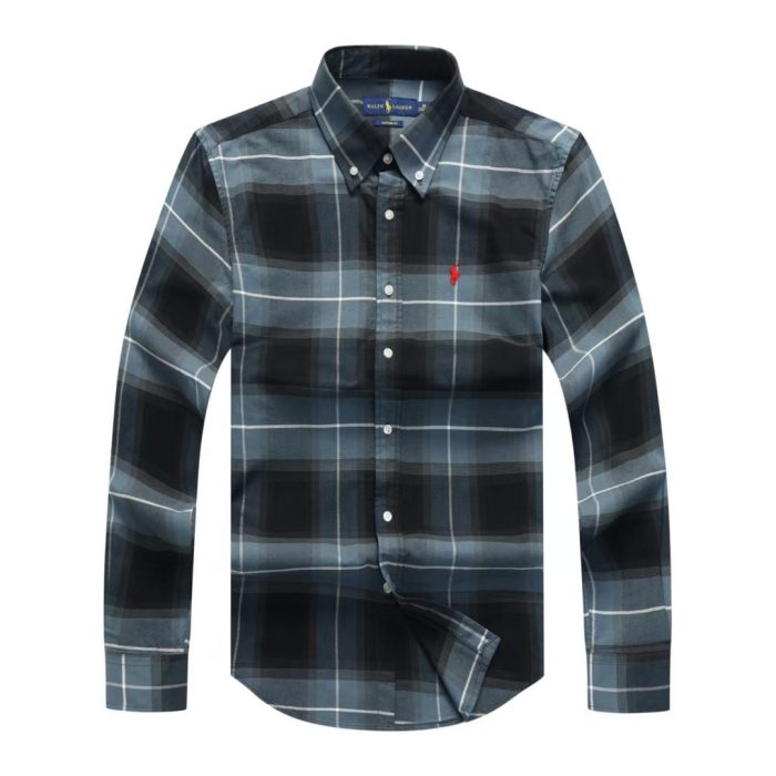 Classic PRL Custom-Fit Men’s Logo-Embroidered long Sleeve Oxford Shirt