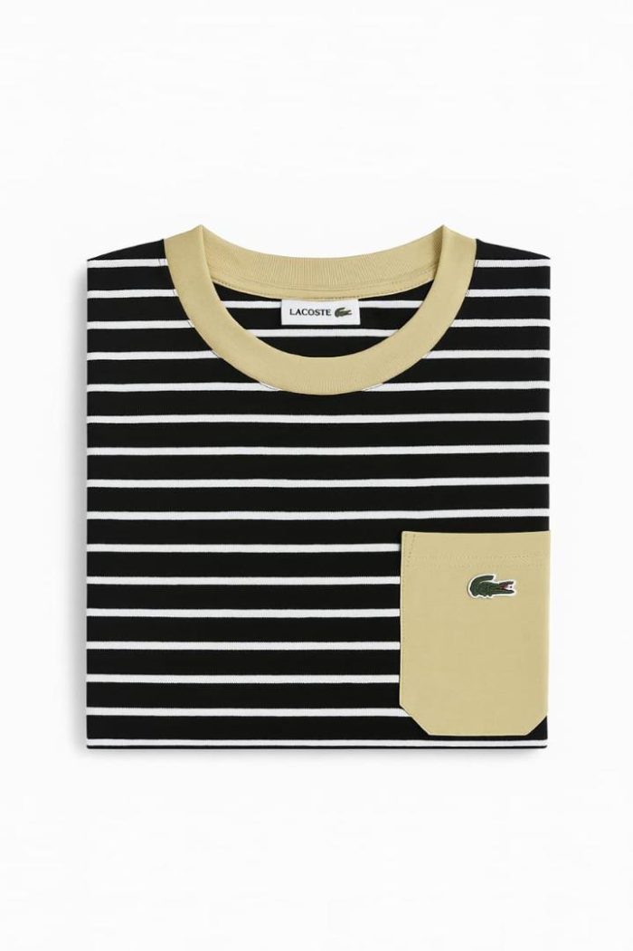 Classic Lacoste Short-Sleeved Turnover Collar Cotton polo shirt