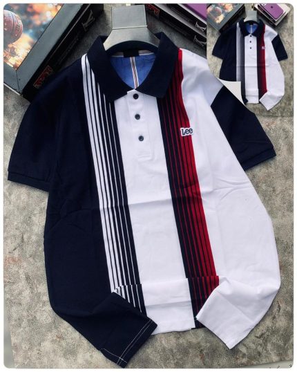 Classic Collar Lee Turnover Cotton polo shirt