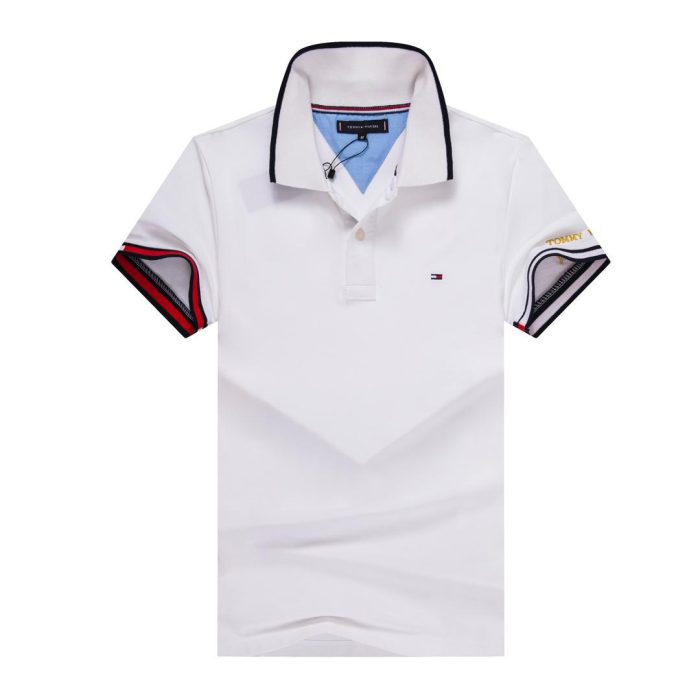 Classic Collar Tommy Cotton Polo Shirt