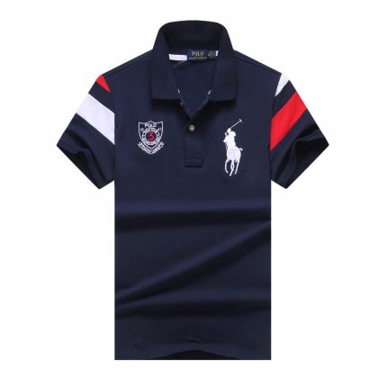 Classic Collar PRL Turnover Cotton polo shirt