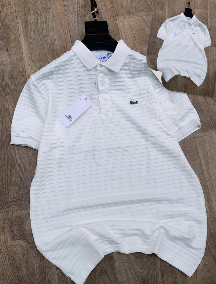 Classic Collar Lacoste Cotton Polo Shirt