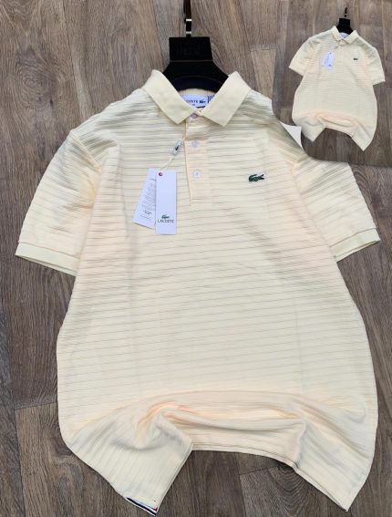 Classic Collar Lacoste Cotton Polo Shirt