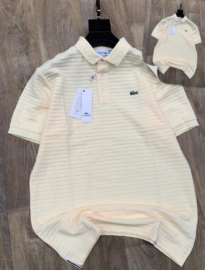 Classic Collar Lacoste Cotton Polo Shirt