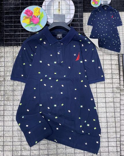 Classic Collar Nautica Cotton Polo Shirt