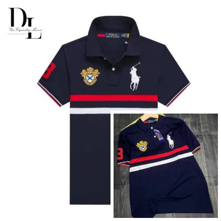 Classic Collar PRL Cotton Polo Shirt