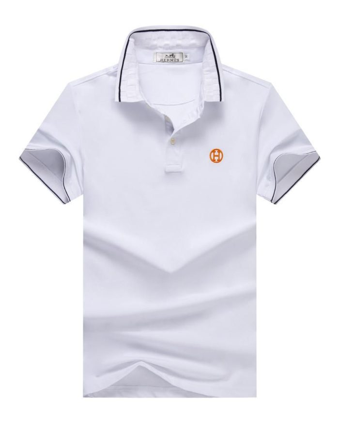 Classic Collar Hermes Cotton Polo Shirt ( 3XL – 6XL )