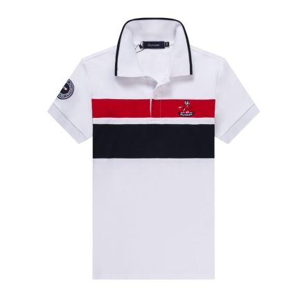 Classic Collar Faconnable Cotton Polo Shirt