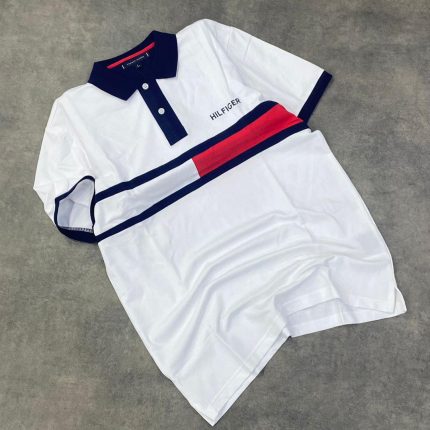Classic Collar Tommy Cotton Polo Shirt