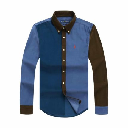 Classic PRL Men’s Custom-Fit Logo-Embroidered long Sleeve Oxford Shirt