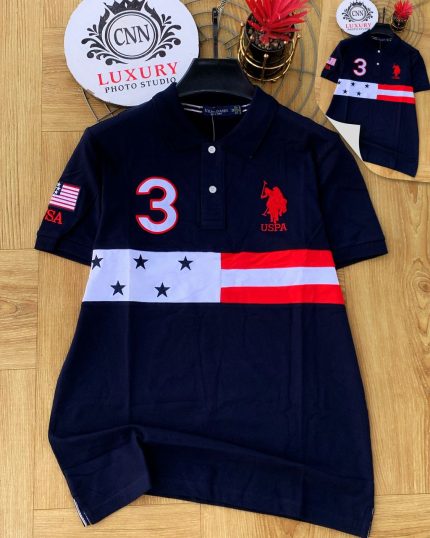 Classic Collar Cotton Polo Shirt