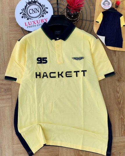 Classic Collar Hackett Cotton Polo Shirt