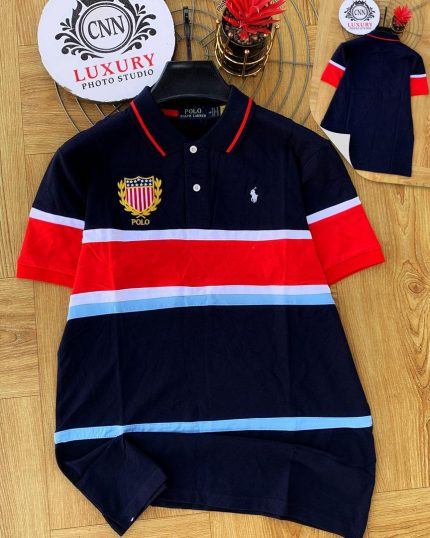 Classic Collar PRL Cotton Polo Shirt