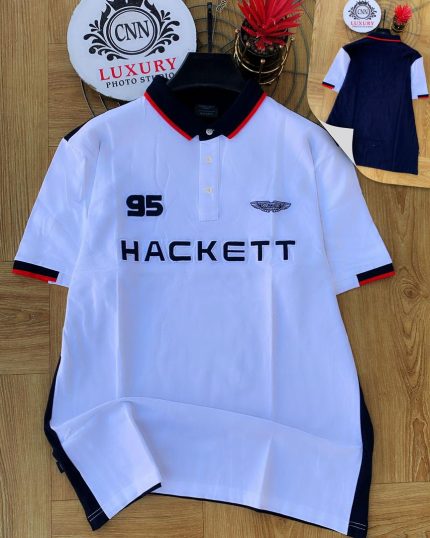 Classic Collar Hackett Cotton Polo Shirt