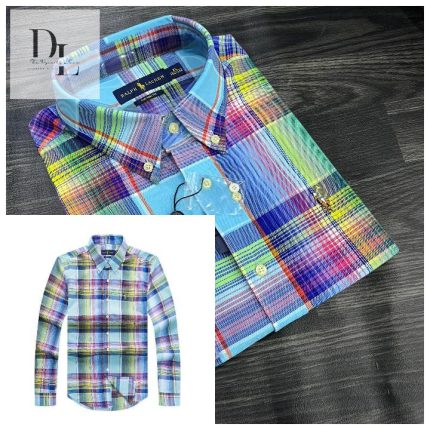 Classic PRL Custom-Fit Men’s Logo-Embroidered Long Sleeve Oxford Shirt