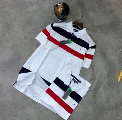 Classic Collar Tommy Cotton Polo Shirt
