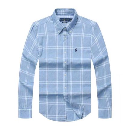 A Classic PRL Men’s Custom-Fit Logo-Embroidered Short Sleeve Oxford Shirt