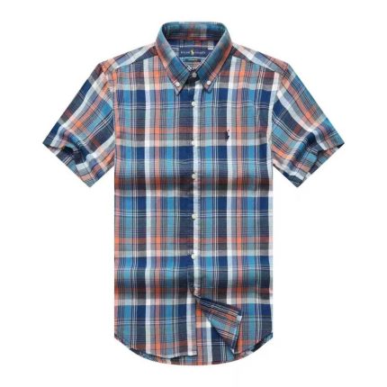 A Classic PRL Men’s Custom-Fit Logo-Embroidered Short Sleeve Oxford Shirt