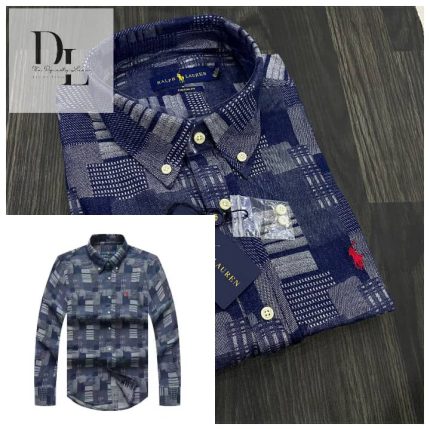 A Classic PRL Men’s Custom-Fit Logo-Embroidered Long Sleeve Oxford Shirt