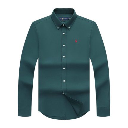 Classic PRL Men’s Custom-Fit Logo-Embroidered Long Sleeve Oxford Shirt
