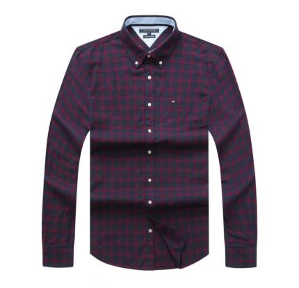 A Classic Custom-Fit THF Men’s Logo-Embroidered Long Sleeve Oxford Shirt