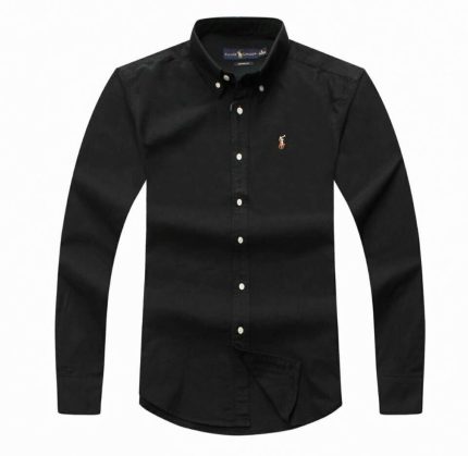 Classic PRL Men’s Custom-Fit Logo-Embroidered Long Sleeve Oxford Shirt