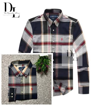 Classic Custom-Fit PRL Men’s Logo-Embroidered long Sleeve Oxford Shirt
