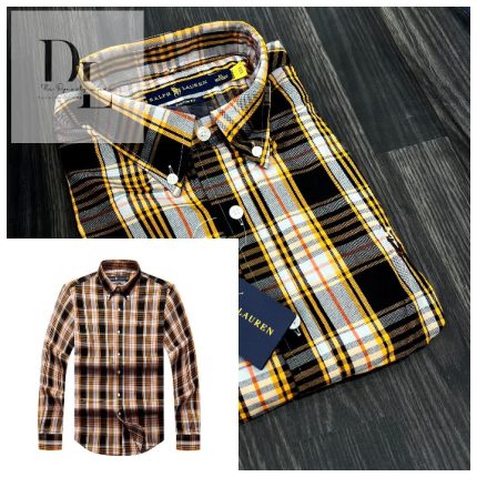 A Classic PRL Custom-Fit Men’s Logo-Embroidered Long Sleeve Oxford Shirt