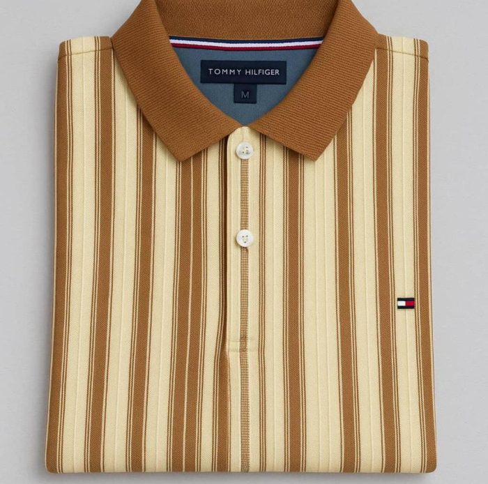 Classic Collar Short-Sleeved Turnover Tommy Cotton polo shirt