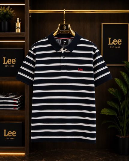 Classic Collar LEE Cotton Polo Shirt