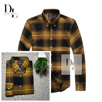 Classic Custom-Fit PRL Men’s Logo-Embroidered long Sleeve Oxford Shirt