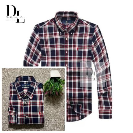 Classic Custom-Fit PRL Men’s Logo-Embroidered long Sleeve Oxford Shirt