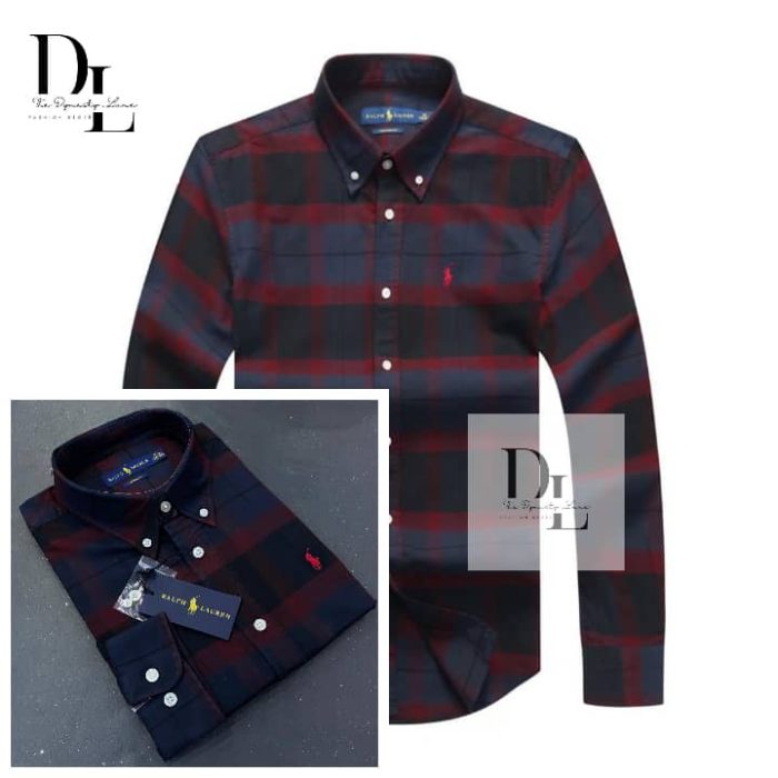 Classic PRL Custom-Fit Men’s Logo-Embroidered long Sleeve Oxford Shirt