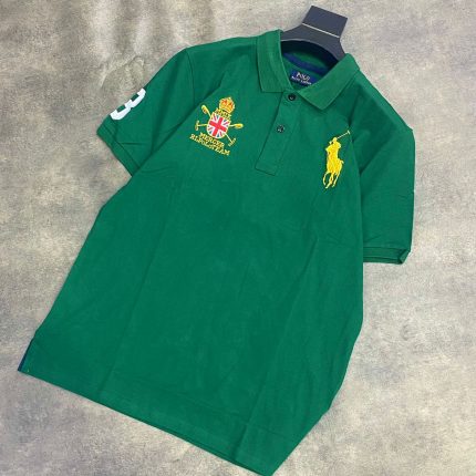Classic Collar PRL Short-Sleeved Turnover Cotton polo shirt