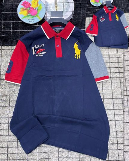 Classic Collar PRL Cotton Polo Shirt