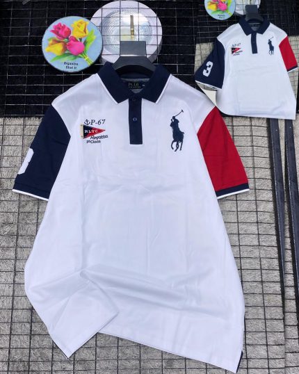 Classic Collar PRL Cotton Polo Shirt