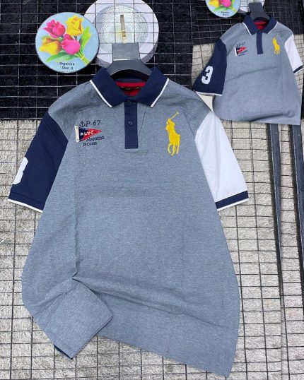 Classic Collar PRL Cotton Polo Shirt
