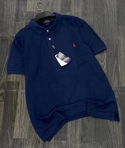 Classic Collar PRL Cotton Polo Shirt