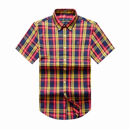 A Classic PRL Men’s Custom-Fit Logo-Embroidered Short Sleeve Oxford Shirt
