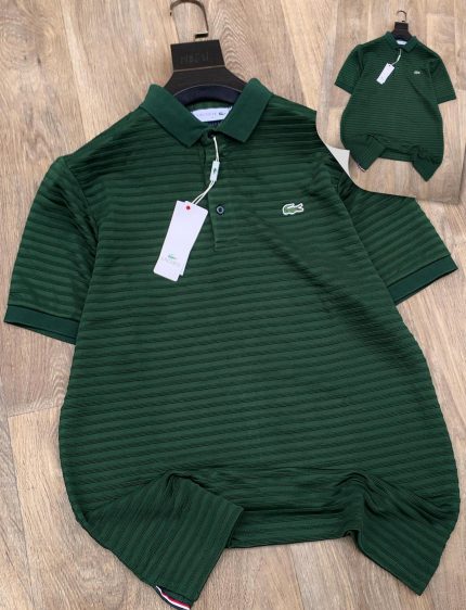 Classic Collar Lacoste Cotton Polo Shirt