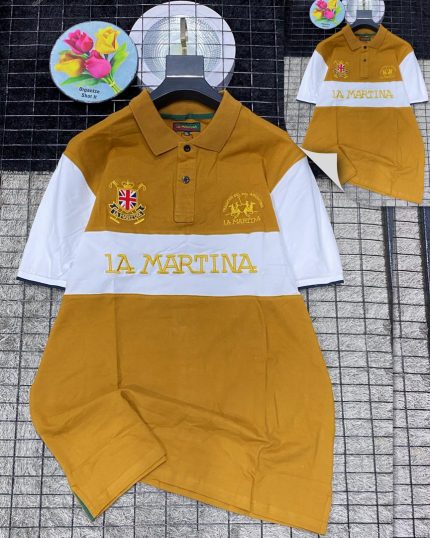 Classic Collar La Martina Cotton Polo Shirt