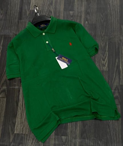 Classic Collar PRL Cotton Polo Shirt