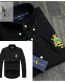 A Classic PRL Custom-Fit Men’s Badge Logo-Embroidered Long Sleeve Oxford Shirt