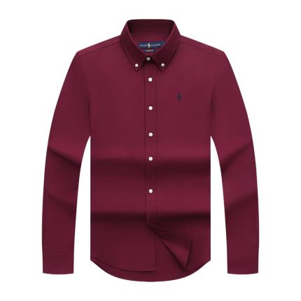 Classic PRL Men’s Custom-Fit Logo-Embroidered Long Sleeve Oxford Shirt