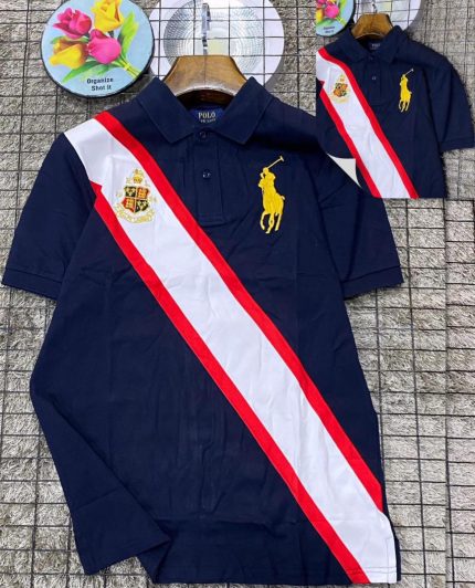 Classic Collar PRL Cotton Polo Shirt